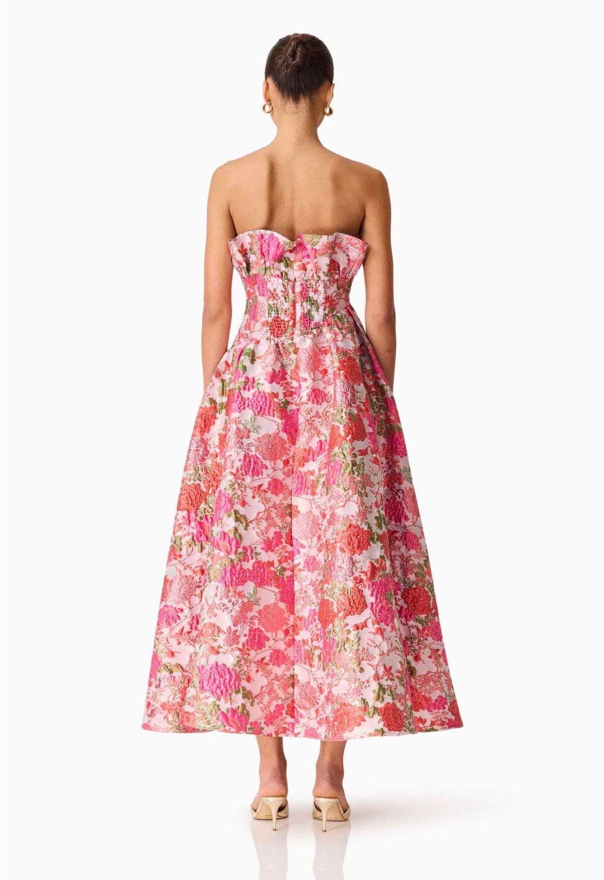 Floralie Strapless Gown